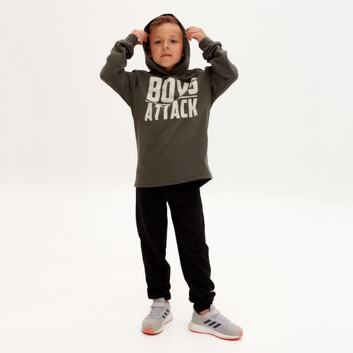 Худи для мальчика с капюшоном KAFTAN: Rock on, размер 28 (86-92 см)