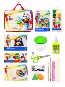 Набор для творчества Луч «Школа творчества», 15 предметов