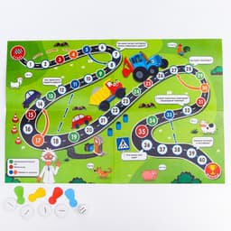 Настольная игра-бродилка «Синий трактор», 3+