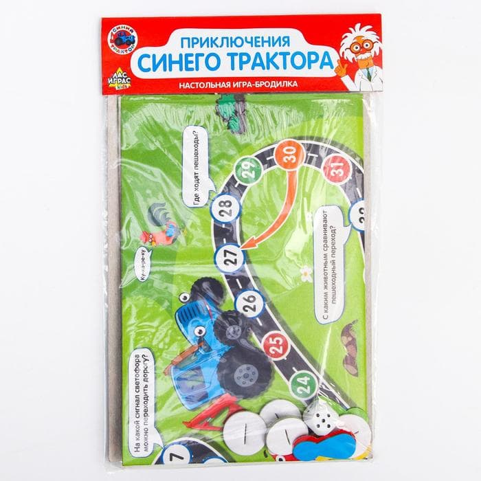 Настольная игра-бродилка «Синий трактор», 3+