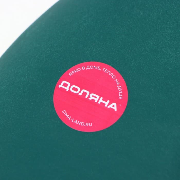 Блюдо для фруктов Доляна «Винтажный лист», 27×10.5×1.5 см, зелёное