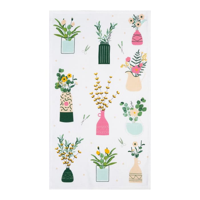 Набор кухонных полотенец «Доляна. Эвкалипт», 35×60 см - 7 шт., 100% хлопок