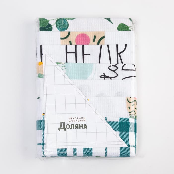 Набор кухонных полотенец «Доляна. Эвкалипт», 35×60 см - 7 шт., 100% хлопок