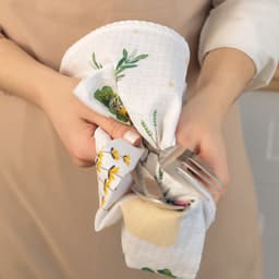 Набор кухонных полотенец «Доляна. Эвкалипт», 35×60 см - 7 шт., 100% хлопок