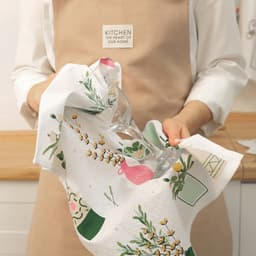 Набор кухонных полотенец «Доляна. Эвкалипт», 35×60 см - 7 шт., 100% хлопок