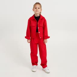 Жакет для девочки MINAKU: Casual collection KIDS, красный, рост 110 см