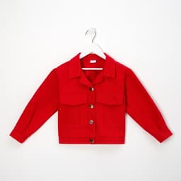 Жакет для девочки MINAKU: Casual collection KIDS, красный, рост 128 см