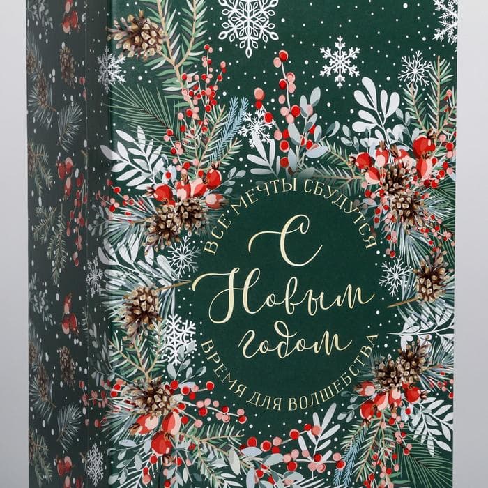 Набор подарочных коробок 5 в 1 «Зима время чудес», 32.5×20×12.5 - 22×14×8.5 см, Новый год