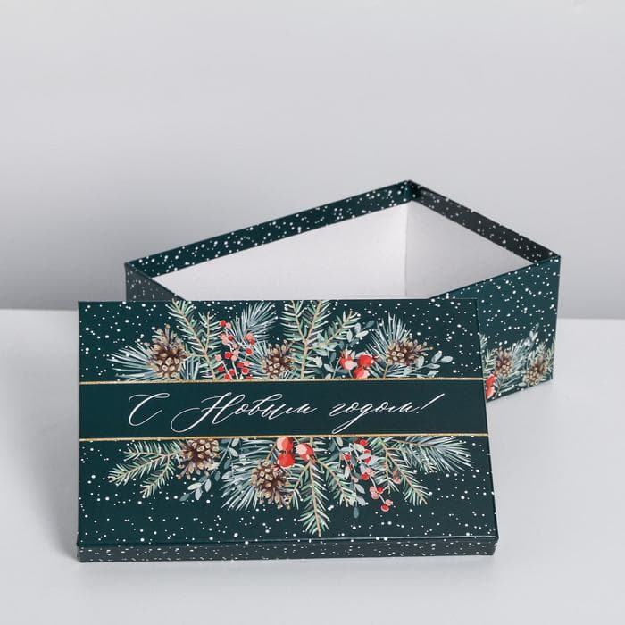 Набор подарочных коробок 5 в 1 «Зима время чудес», 32.5×20×12.5 - 22×14×8.5 см, Новый год