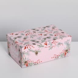 Набор подарочных коробок 5 в 1 «Зима время чудес», 32.5×20×12.5 - 22×14×8.5 см, Новый год