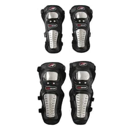 Наколенники и налокотники мотоциклетные, взрослые, чёрные, набор 4 шт.