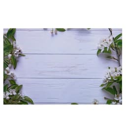 Фотофон для съёмок, двусторонний, бумага 300 г «Яблочный на голубом и белом», 57×87 см