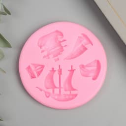 Молд силиконовый «Корабли» 8×8×1 см