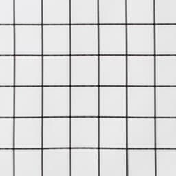 Клеёнка на стол «Клетка», на тканевой основе, ширина 137 см, рулон 20 м, толщина 0.25 мм, белая