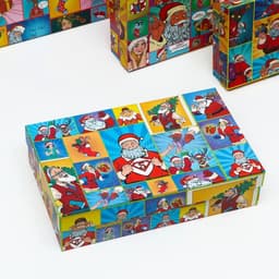 Набор подарочных новогодних коробок «Pop-art: Новогодний», 30×20×8 - 24×14×5 см