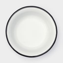 Миска эмалированная, 400 мл, d=15 см, без деколи, белая