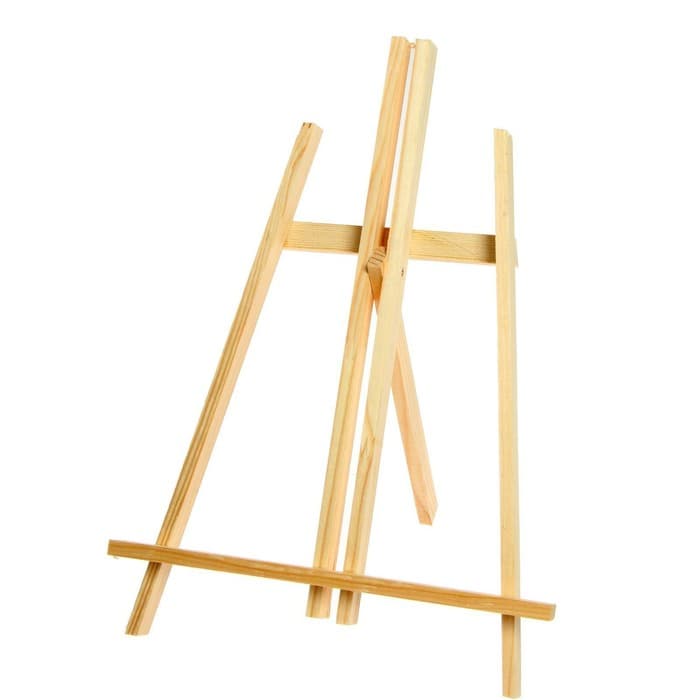 Мольберт настольный демонстрационный «Лира» 375×260×180 мм, (профиль 10×10 мм), неокрашенное дерево, Calligrata