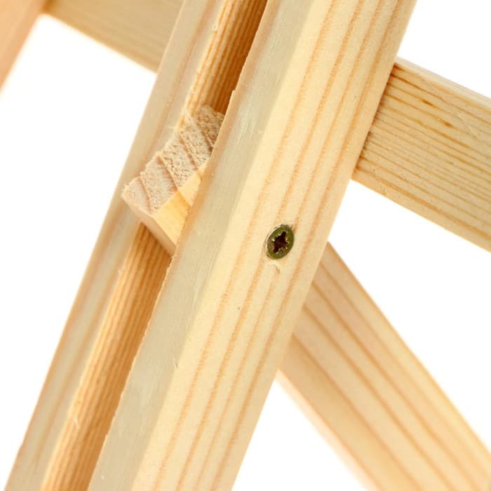 Мольберт настольный демонстрационный «Лира» 375×260×180 мм, (профиль 10×10 мм), неокрашенное дерево, Calligrata