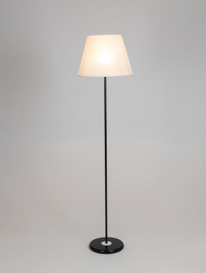 Торшер напольный BayerLux «4601», 1×15 Вт, Е27, черный, серый