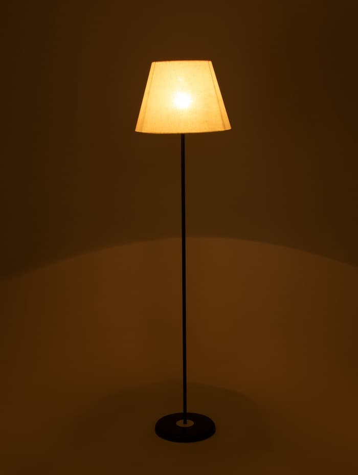 Торшер напольный BayerLux «4601», 1×15 Вт, Е27, черный, серый