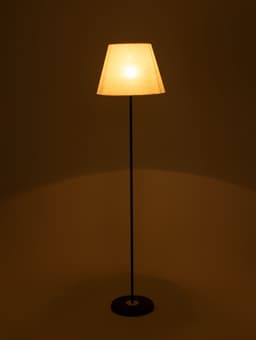 Торшер напольный BayerLux «4601», 1×15 Вт, Е27, черный, серый