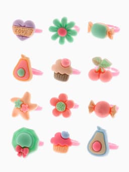 Кольцо «Выбражулька. Гастрономия», форма МИКС, фасовка 100 шт. разноцветное, безразмерное