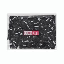 Пелерина парикмахерская, на липучке, чёрная