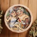 Часы для бани «№4», настенные, с рисунком
