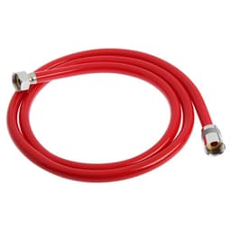 Душевой шланг ZEIN Z12PM, 150 см, антиперекручивание, латунные гайки, бордовый, Имп/Имп