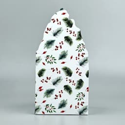 Коробка новогодняя для мини-букетов «С Новым годом», 12×17×10 см