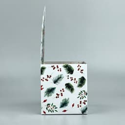 Коробка новогодняя для мини-букетов «С Новым годом», 12×17×10 см