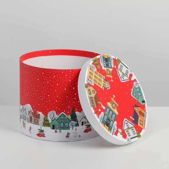 Набор подарочных коробок 5 в 1 «С Новым годом», 13×14‒19.5×22 см