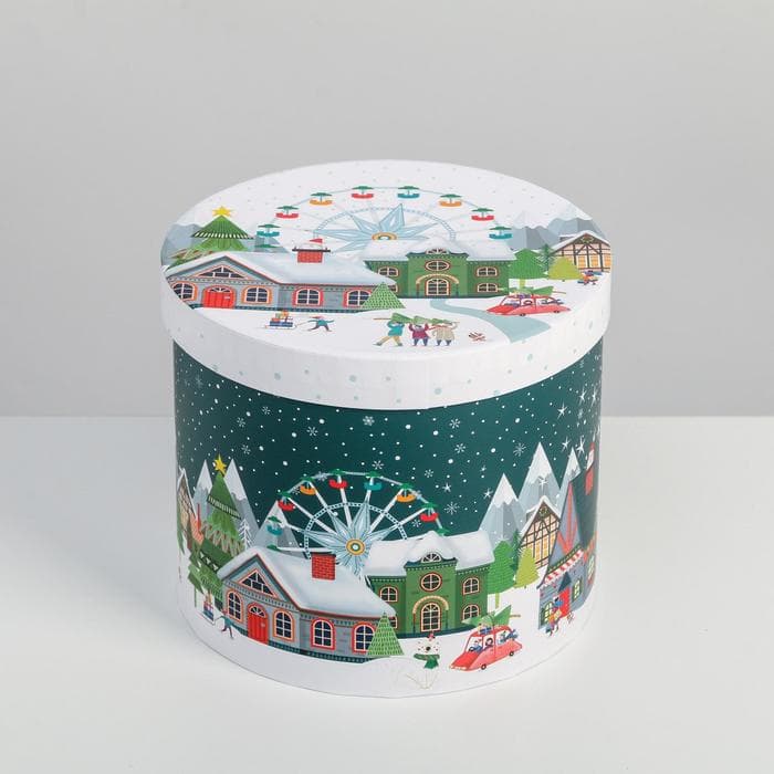 Набор подарочных коробок 5 в 1 «С Новым годом», 13×14‒19.5×22 см