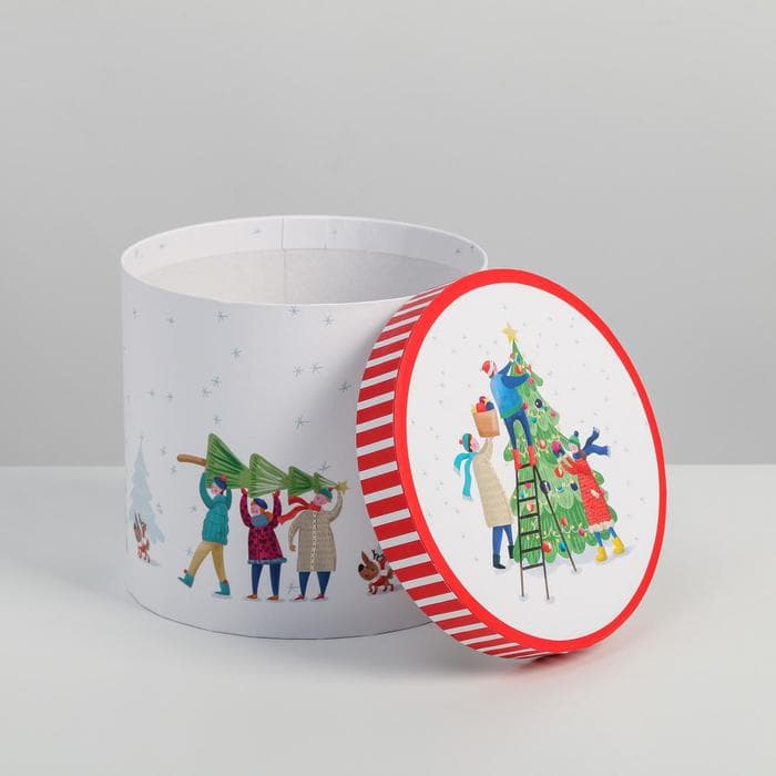 Набор подарочных коробок 5 в 1 «С Новым годом», 13×14‒19.5×22 см