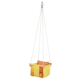 Качели детские подвесные Polini kids «Зверушки», жёлтые