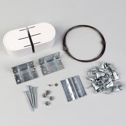 Карниз-струна 3.5 м, с металлическими зажимами, 20 шт., белый