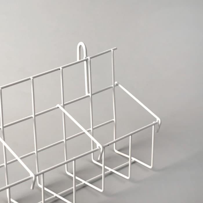 Корзина под семена на сетку, 64×11×16 см, белая