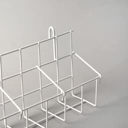 Корзина под семена на сетку, 64×11×16 см, белая