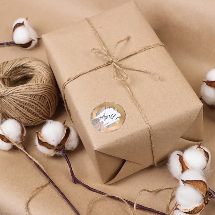 Бумага упаковочная крафт, для обёртки и упаковки, 420 мм × 10 м