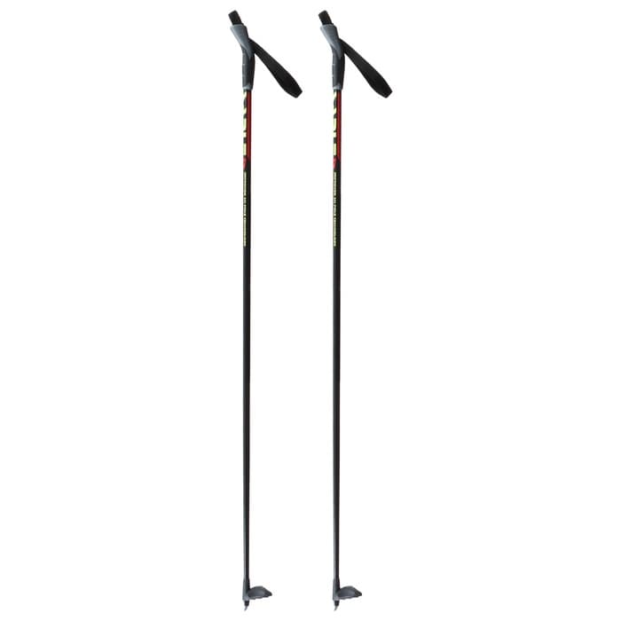 Палки лыжные стеклопластиковые, длина 125 см, цвета МИКС