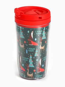 Чай новогодний чёрный «С Новым годом» 20 г, в термостакане 250 мл.