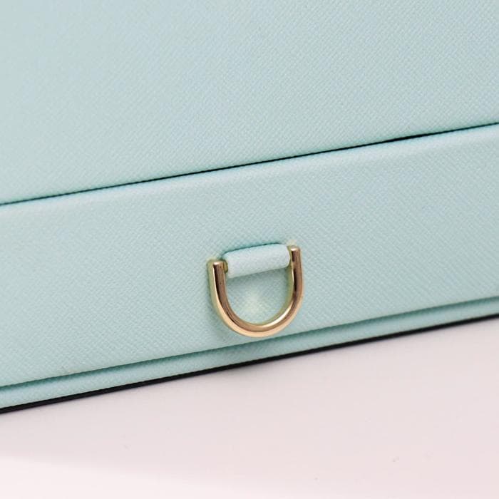 Шкатулка для украшений «Одуванчики и пальмовые листья», с зеркалом, искусственная кожа, 8.7×14.3×18.2 см