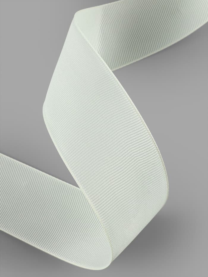 Лента репсовая, 40 мм, 23±1 м, молочная №08