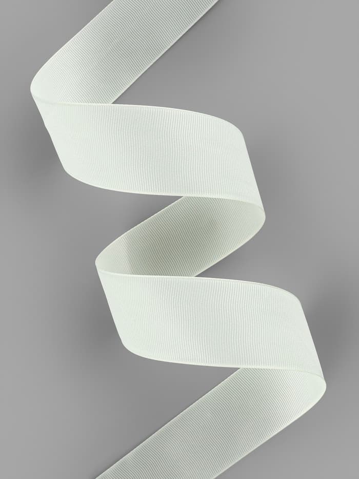 Лента репсовая, 40 мм, 23±1 м, молочная №08