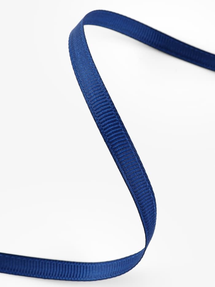 Лента репсовая, 6 мм, 23±1 м, тёмно-синяя №38