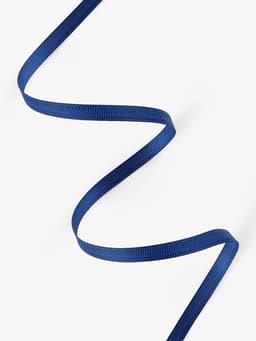 Лента репсовая, 6 мм, 23±1 м, тёмно-синяя №38