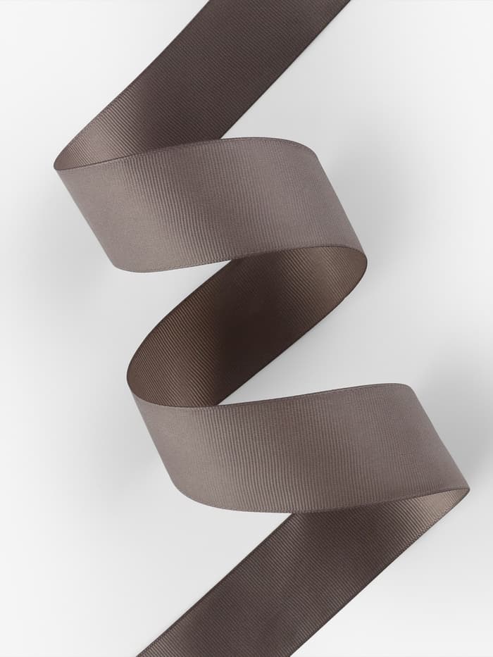 Лента репсовая, 40 мм, 23±1 м, серая №107