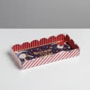 Коробка для кондитерских изделий с PVC крышкой «Зверята», 10.5 х 21 х 3 см