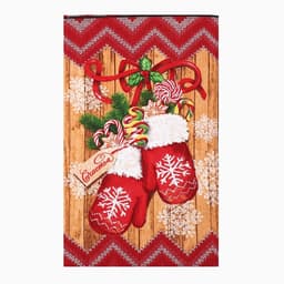 Полотенца кухонные новогодние «Доляна. Сказочного Нового года», 35×60 см - 4 шт., 100% хлопок