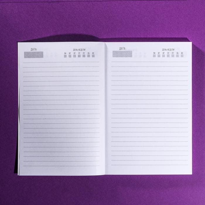 Ежедневник в тонкой обложке А5, 80 листов «Ужасного праздника»